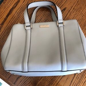 Kate Spade Light Gray Satchel